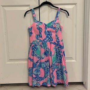 Lilly Pulitzer Size 2 Pink & Blue Sundress